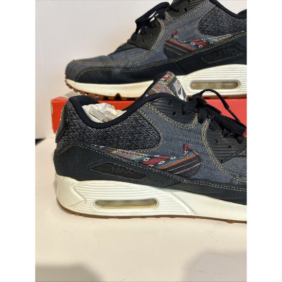 Size 11- AIR MAX 90 PREMIUM Men Dark Obsidian/Dark Obsidian Summit White OG BOX main image 11